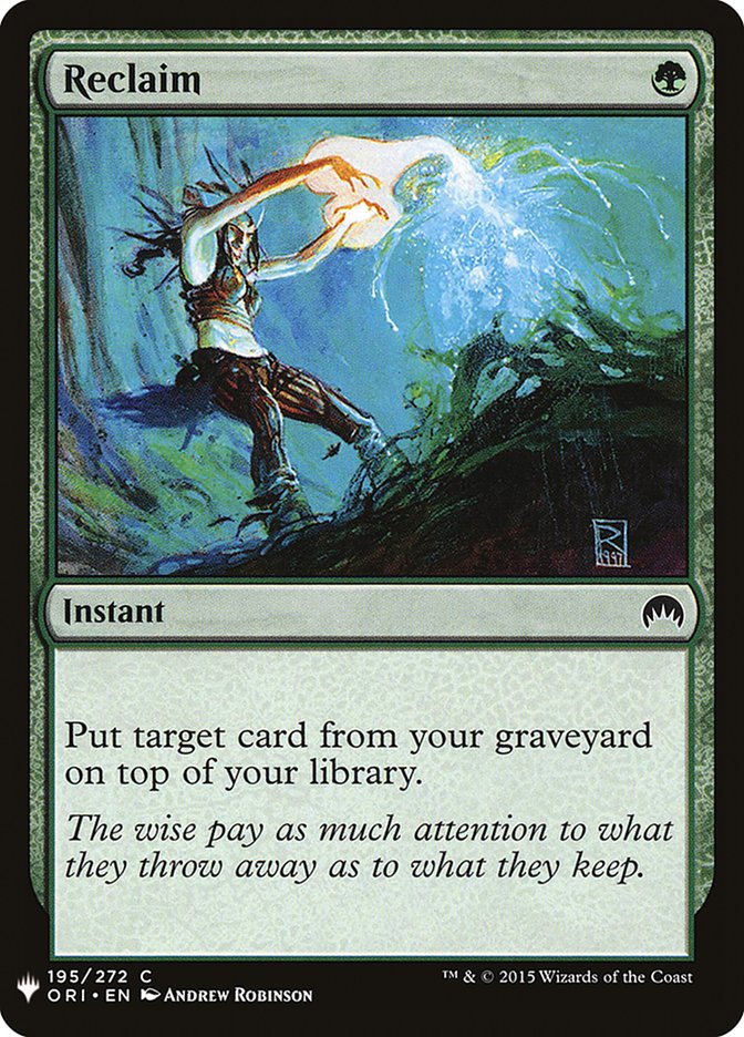 Reclaim [Mystery Booster] (MB1 1307)