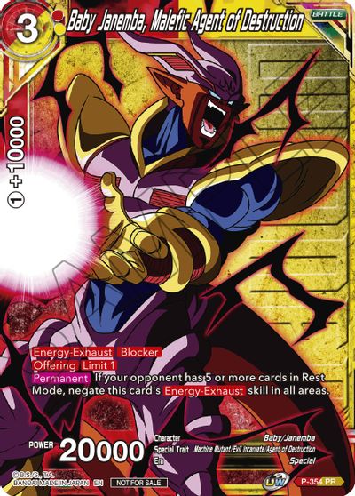 Baby Janemba, Malefic Agent of Destruction (Winner Stamped) [P-354]