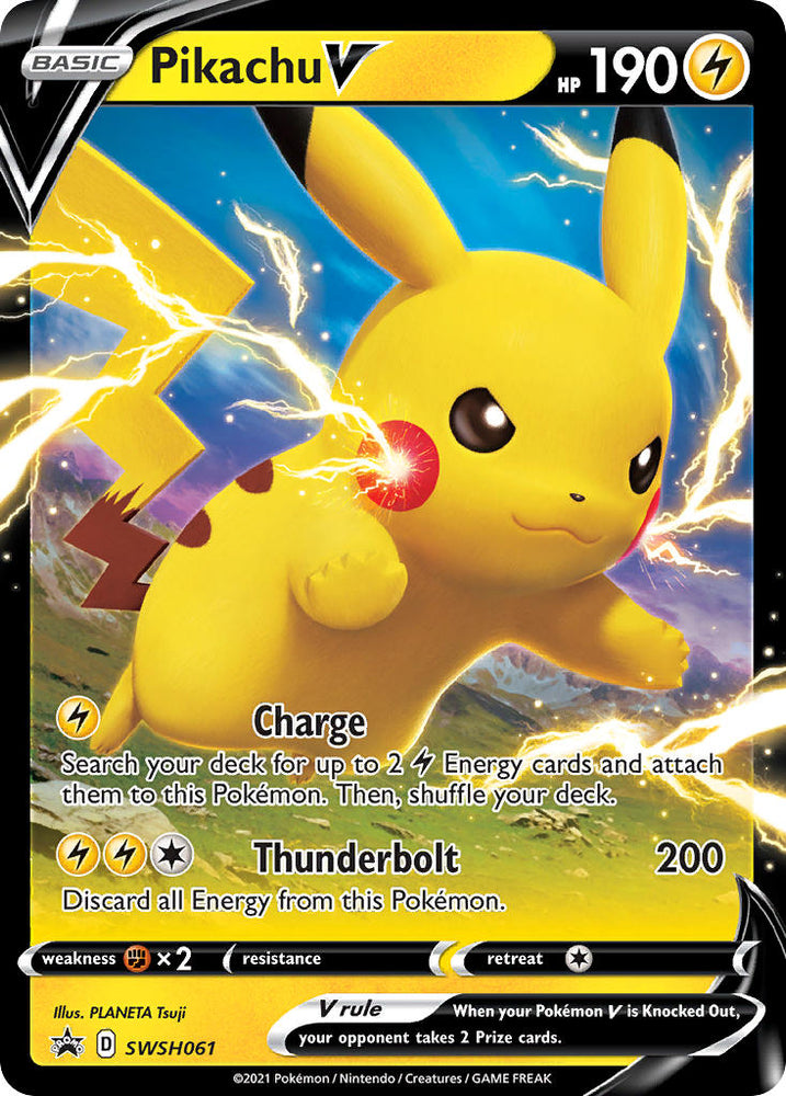 Pikachu V - SWSH061 [Jumbo Cards]