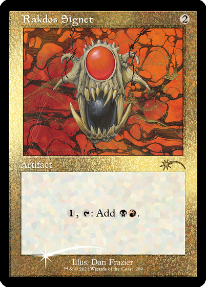 Rakdos Signet (Retro) (Etched Foil) [Secret Lair Drop Series] (SLD 289)