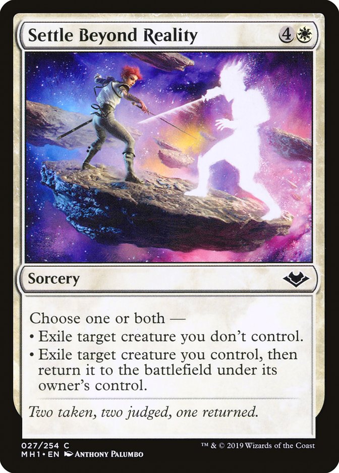 Settle Beyond Reality [Modern Horizons] (MH1 27)