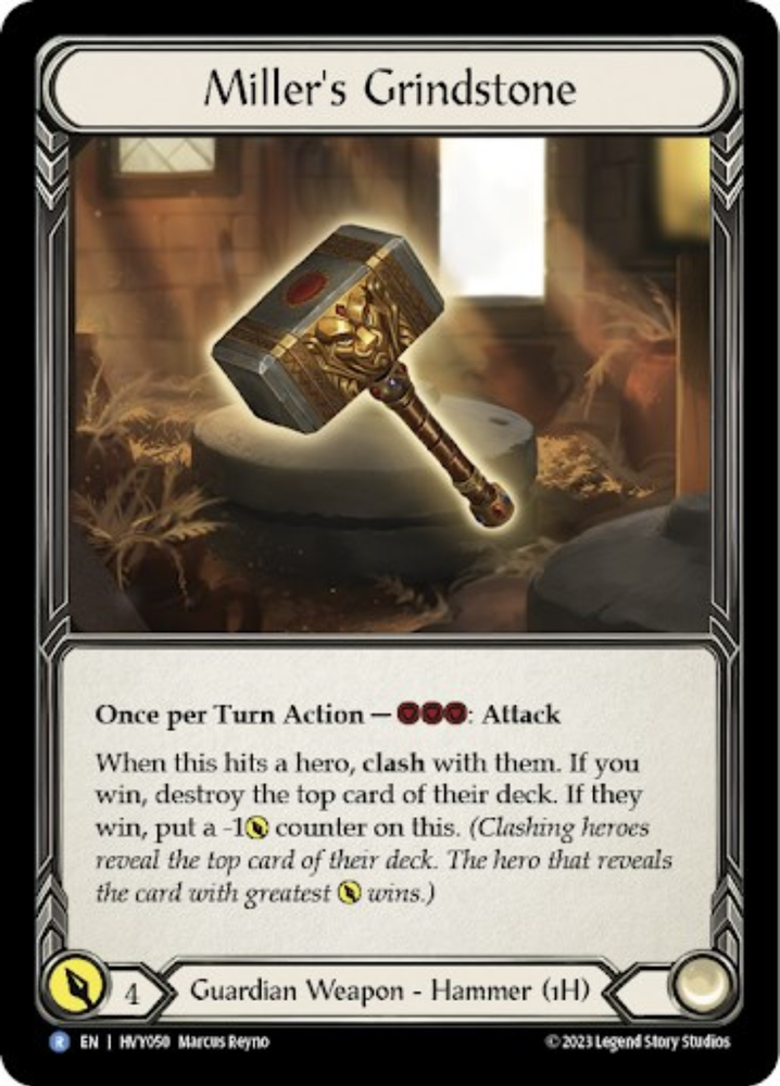 Miller's Grindstone [HVY050] (Heavy Hitters)  Rainbow Foil