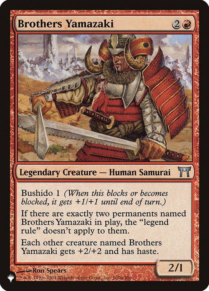 Brothers Yamazaki [The List] (LCHK 160a)