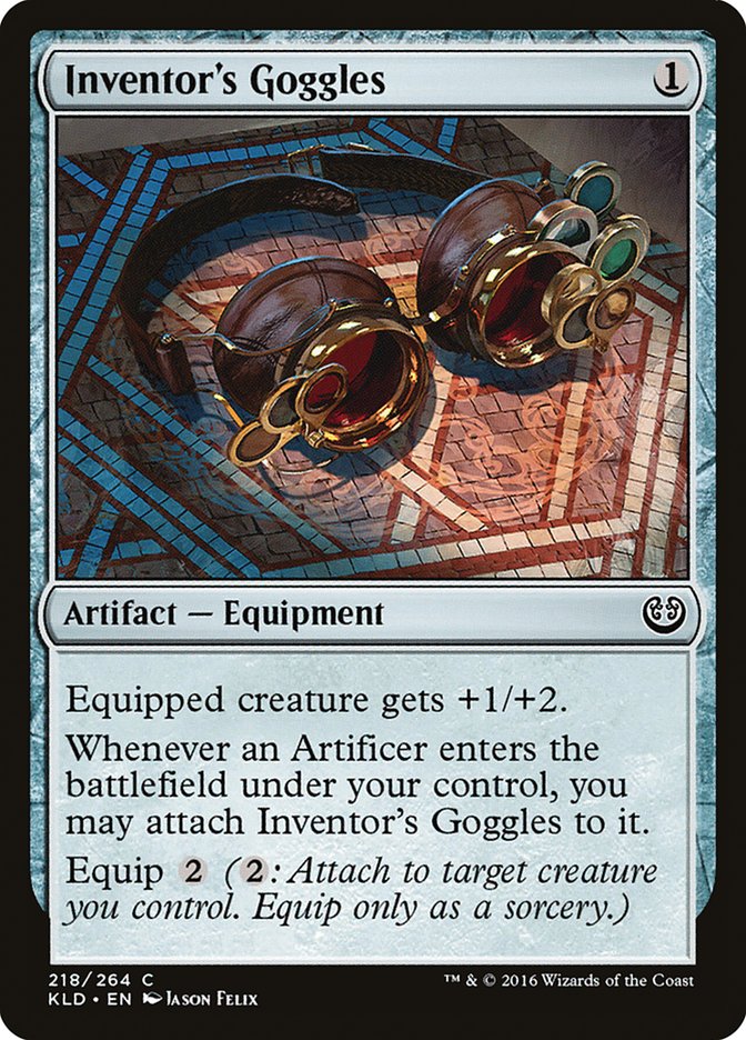 Inventor's Goggles [Kaladesh] (KLD 218)