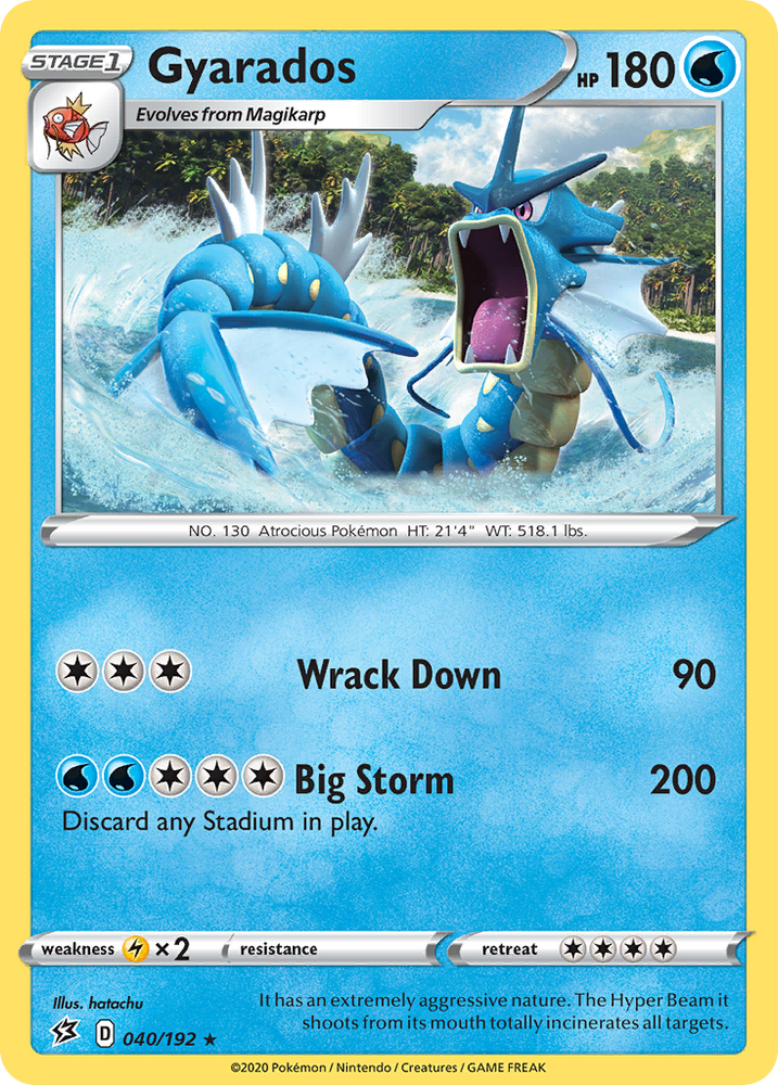 Gyarados (40/192) [Sword & Shield: Rebel Clash]