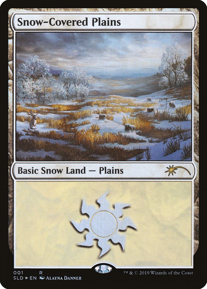 Snow-Covered Plains [Secret Lair Drop Series] (SLD 1)