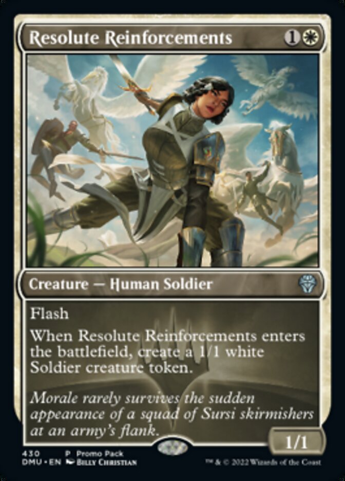 Resolute Reinforcements (Promo Pack) [Dominaria United]