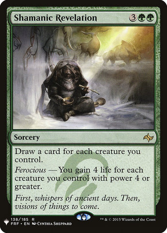 Shamanic Revelation [Mystery Booster] (MB1 1331)