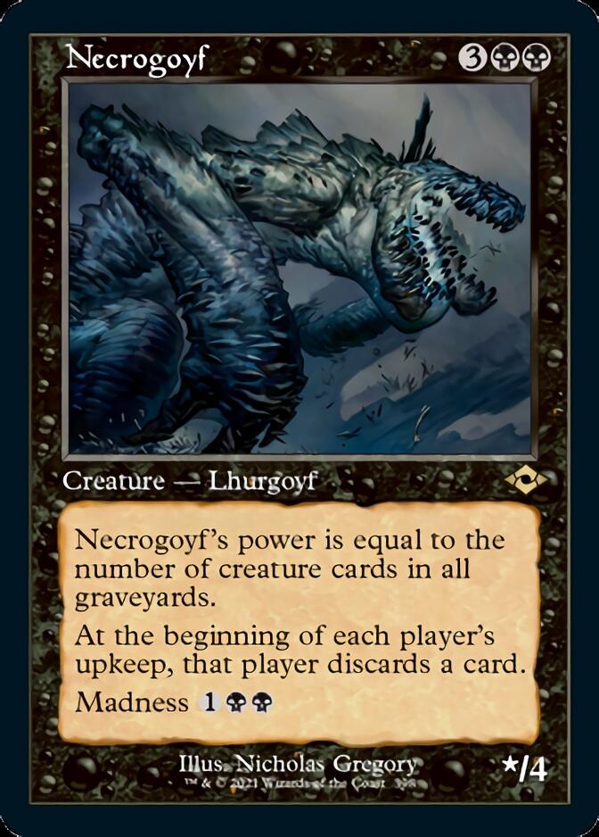 Necrogoyf (Retro Etched Foil) [Modern Horizons 2] (MH2 398)