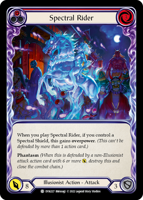 Spectral Rider [DYN227] (Dynasty)  Rainbow Foil