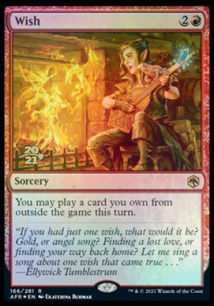 Wish [Dungeons & Dragons: Adventures in the Forgotten Realms Prerelease Promos] (PAFR 166)