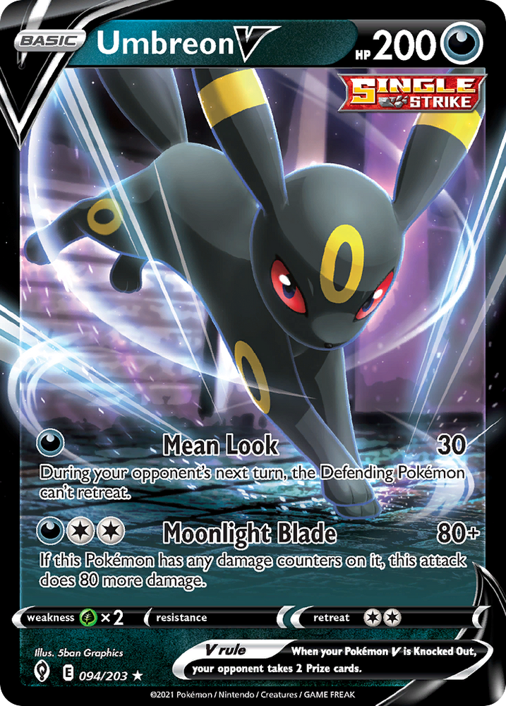 Umbreon V (Intro Deck) [Sword & Shield: Evolving Skies]