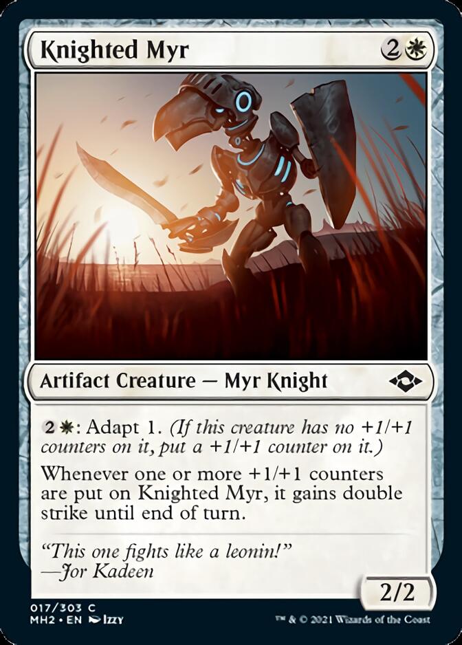 Knighted Myr [Modern Horizons 2] (MH2 17)
