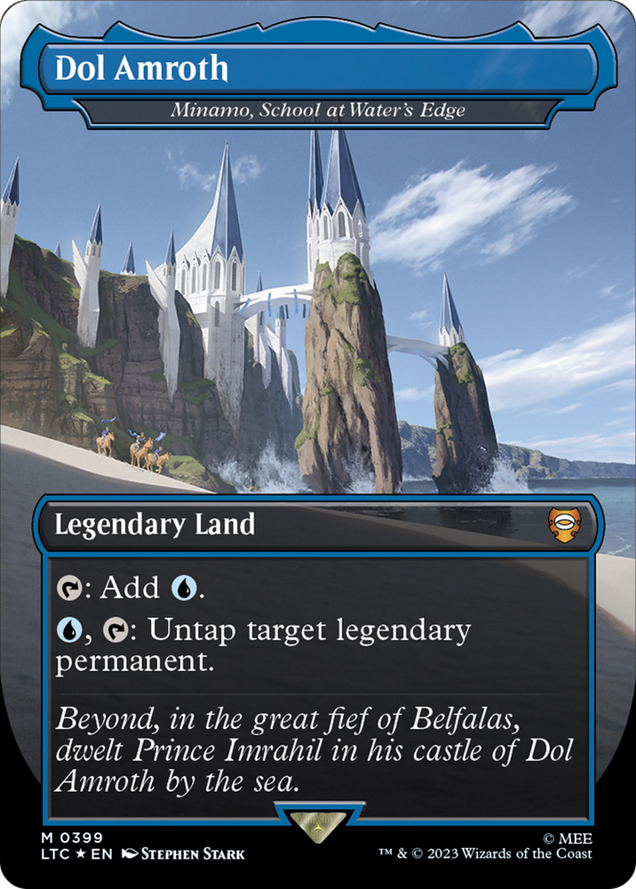 Minamo, School at Water's Edge - Dol Amroth (Surge Foil Realms and Relics) [The Lord of the Rings: Tales of Middle-Earth Commander]