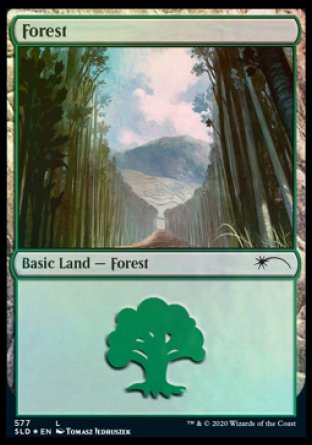 Forest (Walls) (577) [Secret Lair Drop Promos] (PSLD 577)