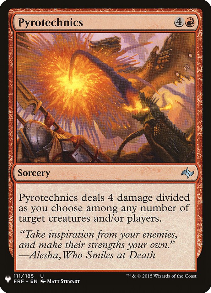 Pyrotechnics [Mystery Booster] (MB1 1030)