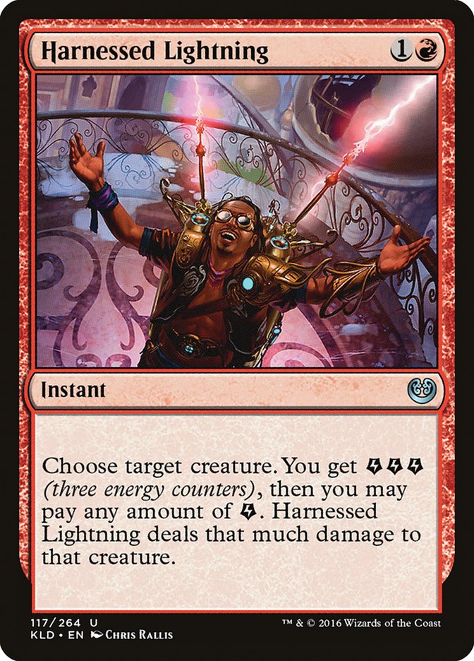 Harnessed Lightning [Kaladesh] (KLD 117)