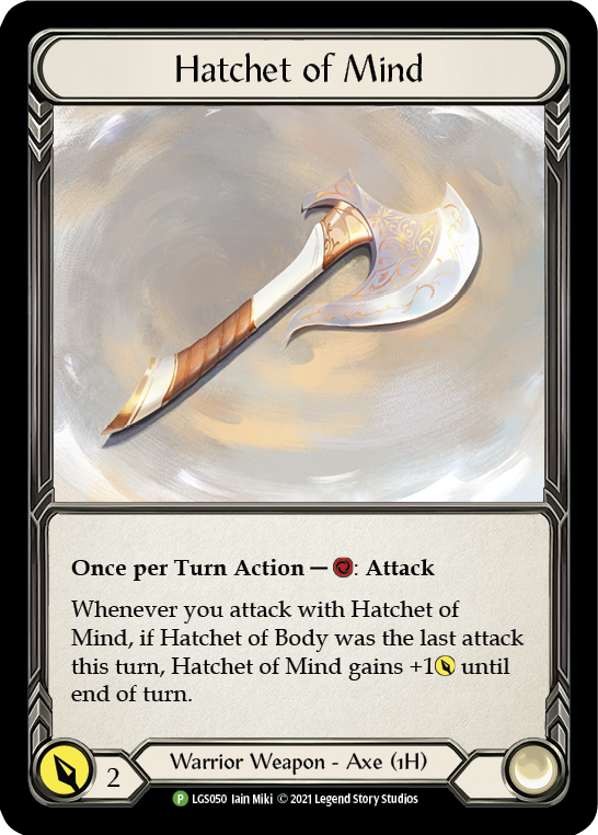 Hatchet of Mind [LGS050] Cold Foil
