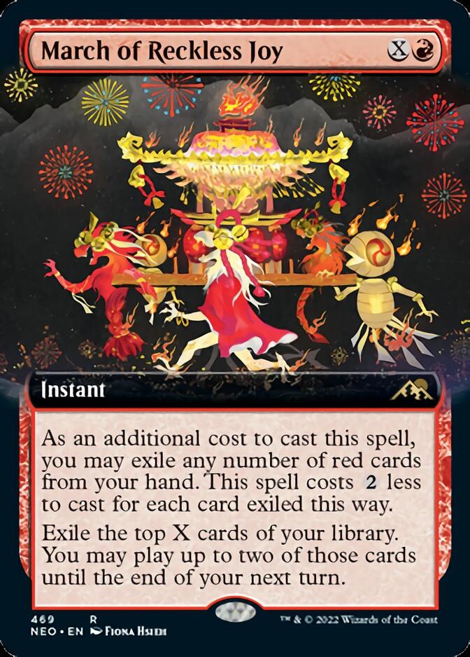 March of Reckless Joy (Extended) [Kamigawa: Neon Dynasty] (NEO 469)