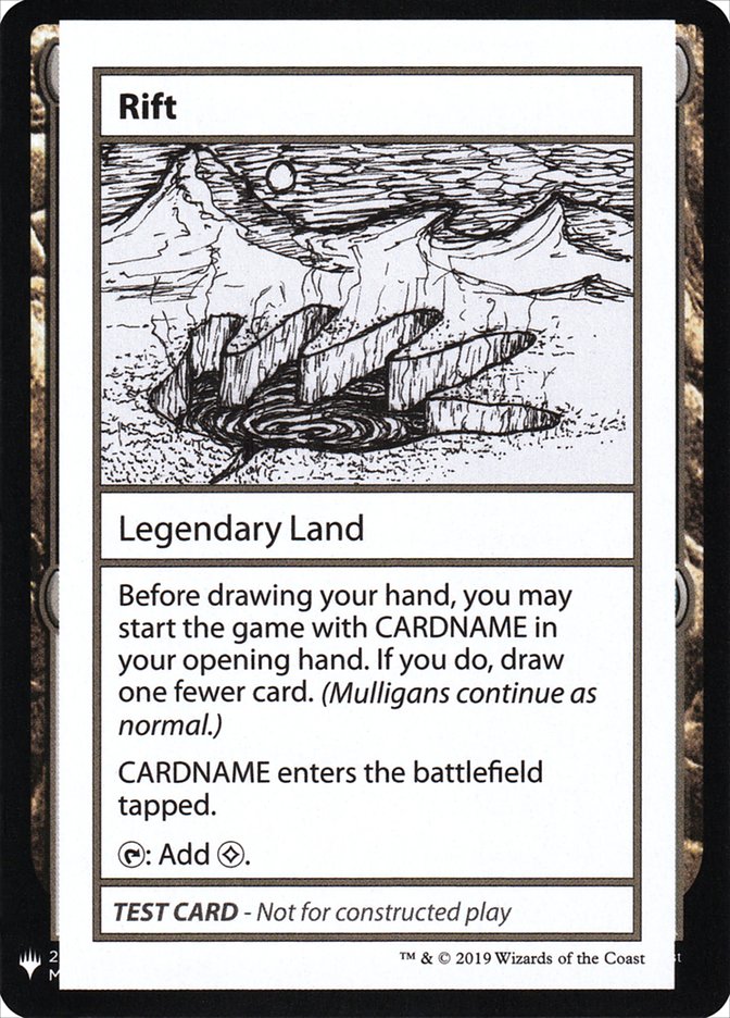 Rift [Mystery Booster Playtest Cards] (CMB1 119)