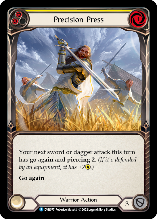 Precision Press [DYN077] (Dynasty)  Rainbow Foil