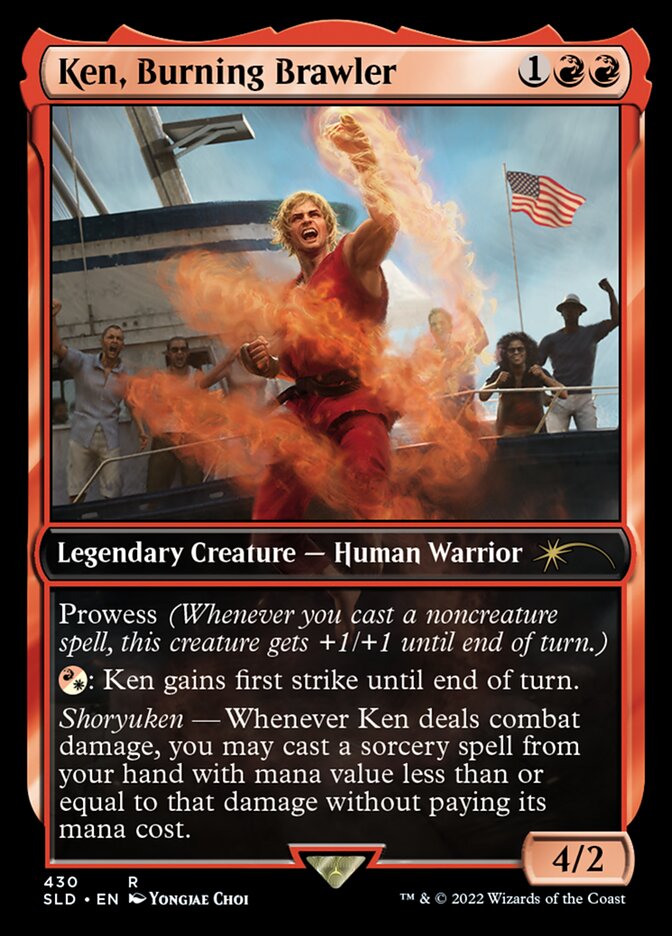 Ken, Burning Brawler [Secret Lair Drop Series] (SLD 430)