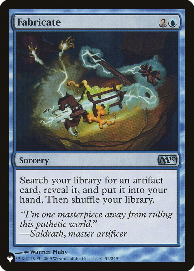 Fabricate [The List] (LM10 52)