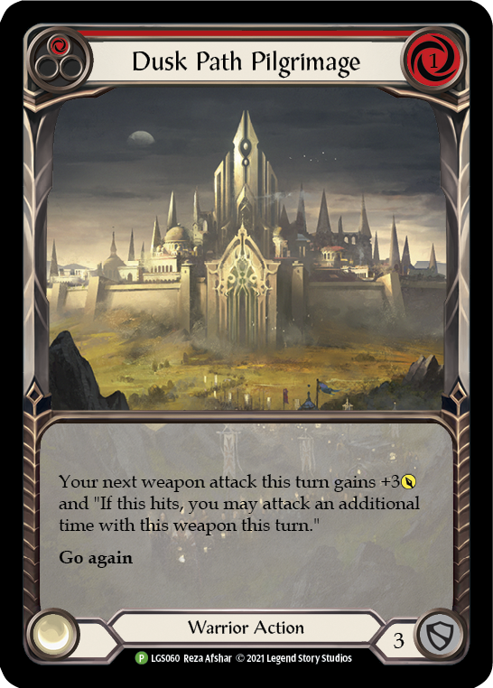 Dusk Path Pilgrimage (Red) [LGS060] Rainbow Foil