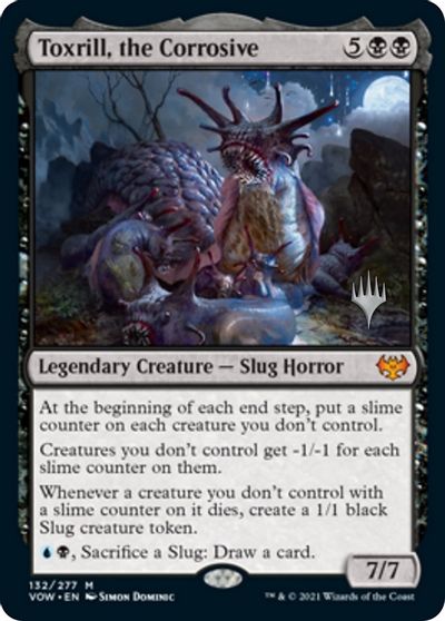 Toxrill, the Corrosive (Promo Pack) [Innistrad: Crimson Vow Promo Pack] (PVOW 132)