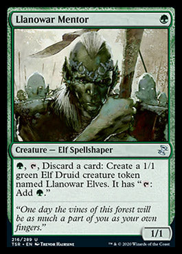 Llanowar Mentor [Time Spiral Remastered] (TSR 216)