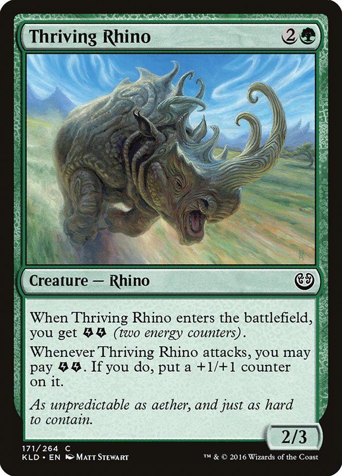 Thriving Rhino [Kaladesh] (KLD 171)
