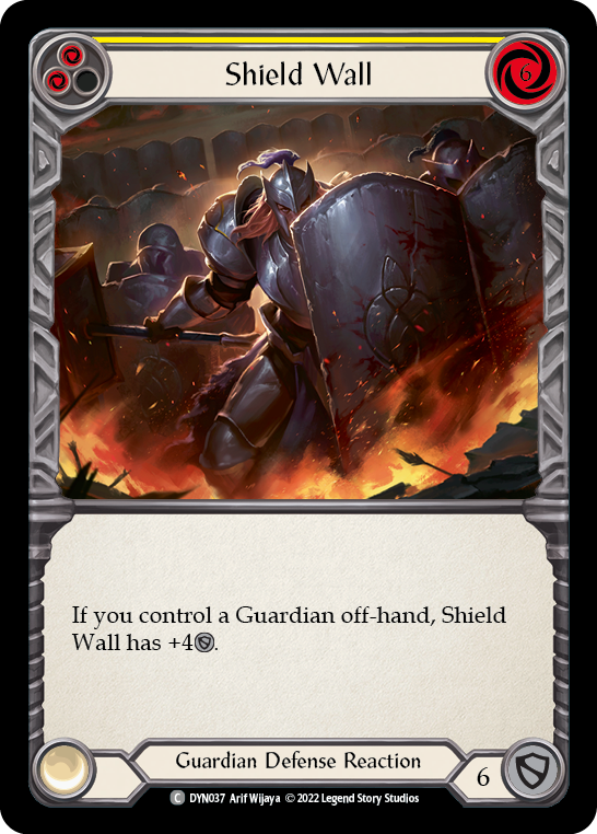 Shield Wall [DYN037] (Dynasty)  Rainbow Foil