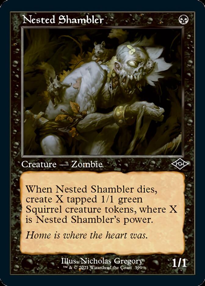 Nested Shambler (Retro Etched Foil) [Modern Horizons 2] (MH2 399)