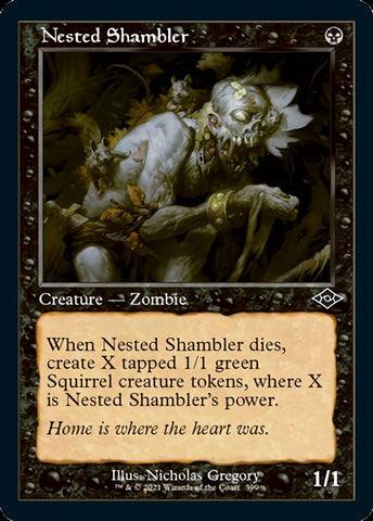 Nested Shambler (Retro Etched Foil) [Modern Horizons 2] (MH2 399)