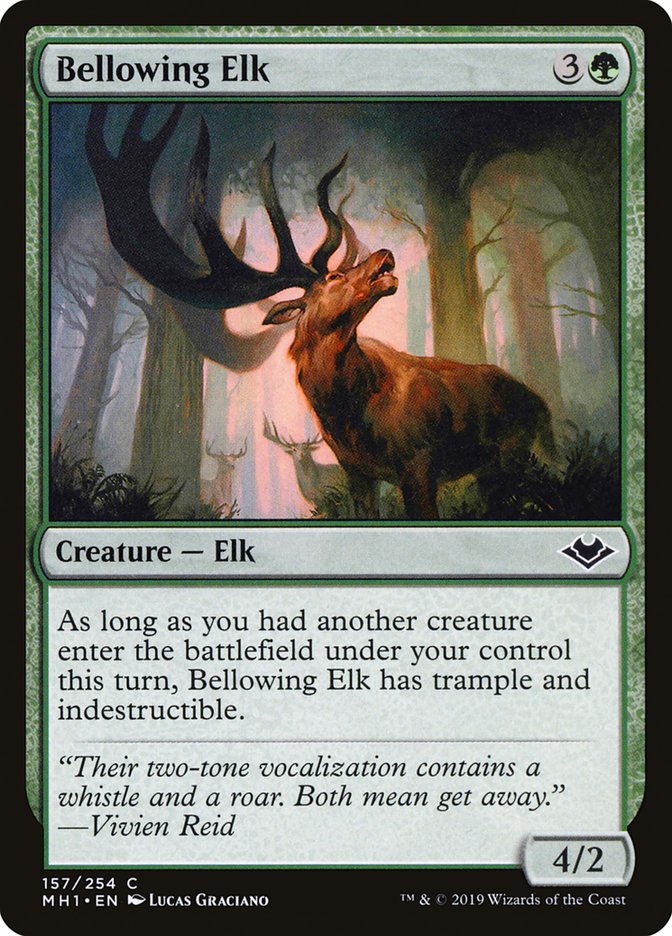 Bellowing Elk [Modern Horizons] (MH1 157)