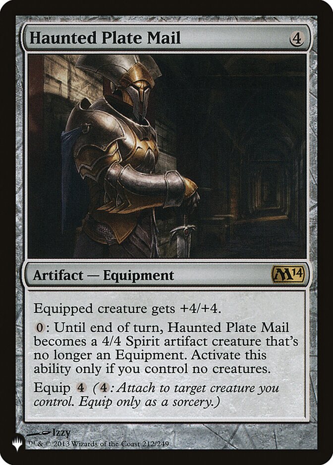 Haunted Plate Mail [The List] (LM14 212)