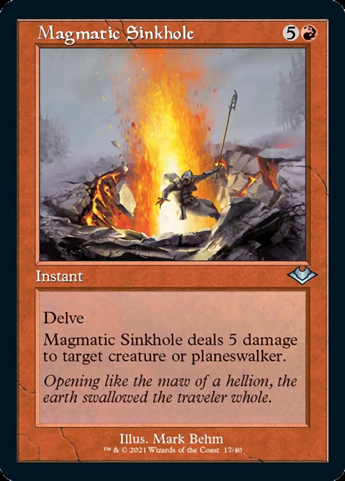 Magmatic Sinkhole (Retro) [Modern Horizons 2] (H1R 17)