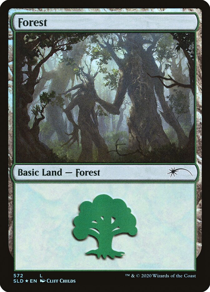 Forest (Tree Hugging) (572) [Secret Lair Drop Promos] (PSLD 572)
