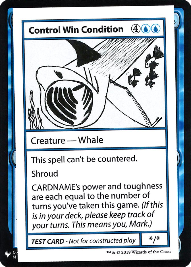 Control Win Condition [Mystery Booster Playtest Cards] (CMB1 19)