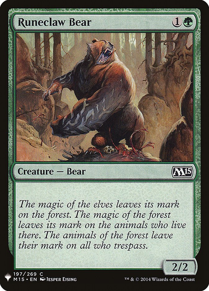 Runeclaw Bear [Mystery Booster] (MB1 1320)