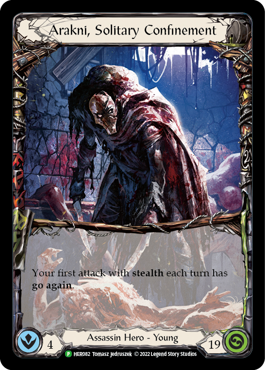 Arakni, Solitary Confinement [HER081] (Promo)  Rainbow Foil