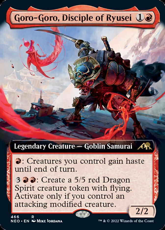 Goro-Goro, Disciple of Ryusei (Extended) [Kamigawa: Neon Dynasty] (NEO 466)