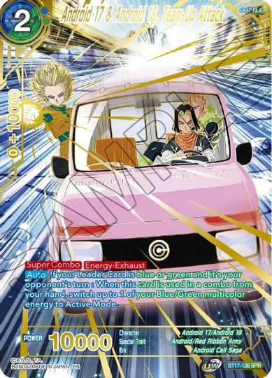Android 17 & Android 18, Team-Up Attack (BT17-136) [Ultimate Squad]