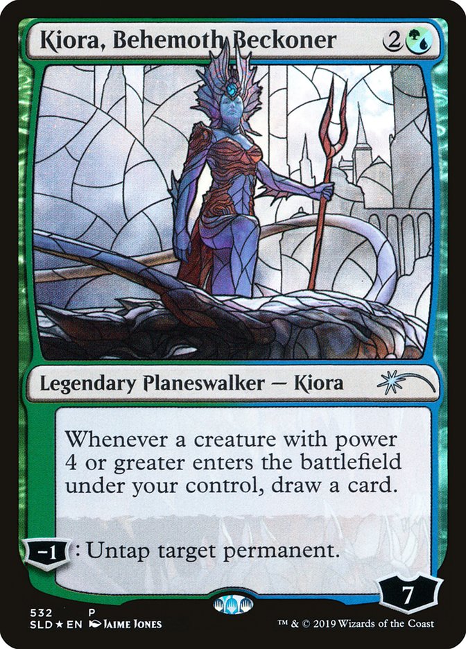 Kiora, Behemoth Beckoner (Secret Lair) [Secret Lair Drop Promos] (PSLD 532)