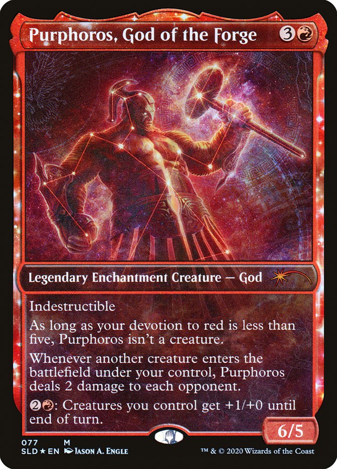 Purphoros, God of the Forge [Secret Lair Drop Series] (SLD 77)