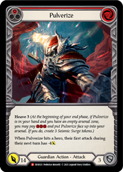 Pulverize [EVR021] 1st Edition Rainbow Foil