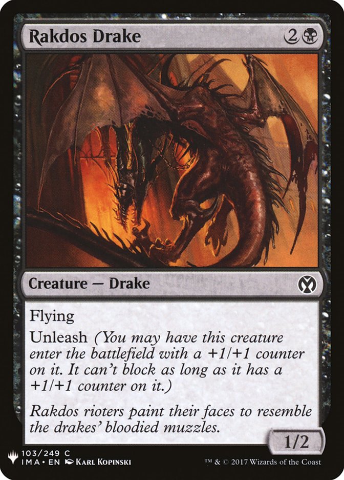 Rakdos Drake [Mystery Booster] (MB1 743)