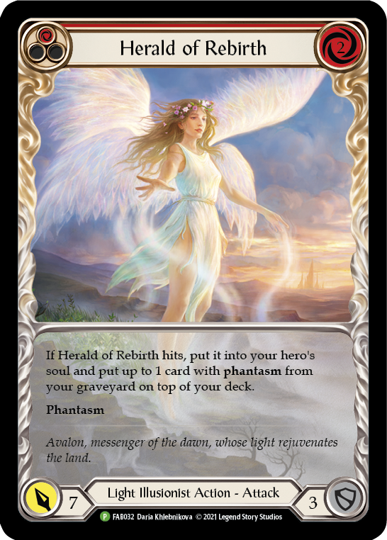 Herald of Rebirth [FAB032] (Promo)  Cold Foil