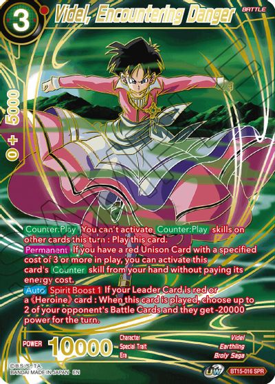 Videl, Encountering Danger (SPR) [BT15-016]
