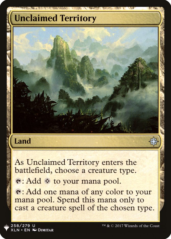 Unclaimed Territory [Mystery Booster] (MB1 1693)